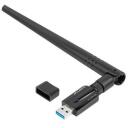 Lanberg Karta bezvadu tīklam NC-1200-WIE, 1x USB 3.0, 2 antenas, 5 dBi, 802.11a/n/ac, Linux, Mac, Windows