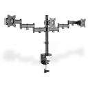 Digitus kolmekordne monitori statiiv DA-90362, 27'', 8kg, 3 monitori, 360&deg; p&ouml;&ouml;ramine, integreeritud kaablite haldus