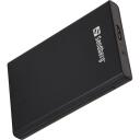 Sandberg HDD/SSD korpuss 133-89, 2.5", 1, SATA, 9.5 mm, 5 Gbit/s, Micro-USB B, 1 USB, Melns