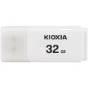 Kioxia Pendrive USB atmintinė LU202W032GG4, 32 GB, USB 2.0, balta, 18 Mb/s, 5 Mb/s, Mac OS X, Windows 10, Windows 8.1