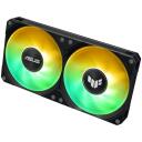 Asus TUF Gaming LC III 240 ARGB dzesētājs 90RC01J1-B0EAY0, 40cm, 2 ventilatori, 90.78 cfm, 2600 RPM, 37.4 dB, saderīgs ar LGA 1700