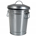 Metallist kaanega &auml;mber 31,5 / 25 x 47 cm 24,5l 316504-6