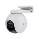 Ezviz C8PF CS-C8PF-2MP-W1 Lauko Dvigubo Objektyvo IP65 2MP 2K I&scaron;mani Pasukama 360&deg; Kamera MicroSD / Naktinis Matymas Balta