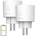 Imou CE2P Smart Plug IOT-CE2P-16A-EU-2, 220&ndash;240 V, 3680 W, 16 A, 2x, 2.4 GHz, Bluetooth 5.0, CE, RoHS