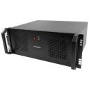 Lanberg Rackmount serverikorpus ATX 350/10 19" 4U SC01-3504-10B, 350mm, 430mm, 177mm, 2x USB 2.0, 2 sisemist sahtlit
