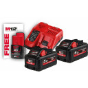 Akumulatori un lādētajs M18 HNRG-552 4933464713 MILWAUKEE