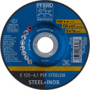 Šlifavimo diskas PSF STEELOX 125x4,1mm 22,23mm PFERD