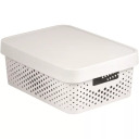 Recycled box with lid Infinity 11L 36x27x14cm white Curver 0804753N23
