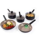 Salter Pannu komplekts BW14738, 24cm, 28cm, 16cm, 18cm, 20cm, bez PFOA, keramikas, mīksti rokturi