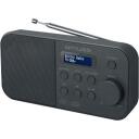 Muse Pārnēsāms radio M-109DB, 87,5&ndash;108 MHz, 4xAA, LCD displejs, melns, modinā&scaron;anas funkcija