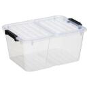 Nhg Home box Flex 15L 2753238, 390mm, 290mm, 180mm, прямоугольная, прозрачная, пластик
