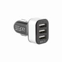 Sbox Auto lādētājs CC-331B, AC 12-24V, 5V, USB 2.0, melna/sudraba