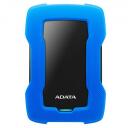 Adata HDD AHD330-1TU31-CBL 1TB, 2.5", USB 3.2 Gen 1, Sinine, L&ouml;&ouml;gikindel, 256-bit AES kr&uuml;pteerimine