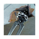 Farriera knaibles, melnas, 55 00 300 SB, 300 mm, cietība 59 HRC, ideālas zirgu apavu naglu novirzī&scaron;anai