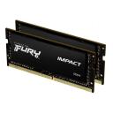Kingston Fury Impact KF432S20IBK2/16, 16 GB, 3200 MT/s, DDR4, SO-DIMM 260-pin, puhverdamata, &uuml;he reaga, ODT