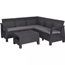 Aiam&ouml;&ouml;bel Corfu Relax Set hall 29202123939 KETER 190 x 190 x 79cm 77 x 57 x 42cm
