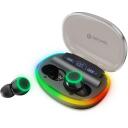 Denver Bezvadu austiņas TWE-55B 111191120550, 20Hz-20kHz, Bluetooth V5.3, 500mAh akumulators, gaismas efekts