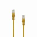 Sbox UTP kabelis UTP-2Y, 2m, 26AWG, Cat 5e, RJ45, RJ45, lieti un apzeltīti spraudņi, dzeltena krāsa