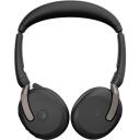 Jabra austiņas Evolve2 65 Flex 26699-999-989, 30m, stereo, 136g, 2xUSB, ANC, bezvadu uzlāde, 32h mūzikas atskaņo&scaron;ana