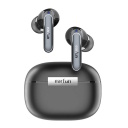 EarFun Air2 TW210B TWS bezvadu austiņas Bluetooth 5.3 LDAC 10 mm dinamikas draiveri līdz 40 st kopējais darbības laiks ar uzlādes futrāli IPX7 ūdens izturība ENC mikrofonos melns