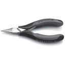 Elektronikas knaibles ESD, Knipex, 35 22 115, 115 mm, spoguļpulēta galva, daudzkomponentu rokturi