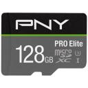 Pny atmiņas karte microSDXC 128GB P-SDU128V31100PRO-GE, 100 Mb/s, 90 Mb/s, UHS-I U3 Class 10 V30, SD adapteris