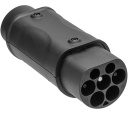 EV Charge adapteris iš Type 2 kištuko į Type 1 įvadą, 32A kintamosios srovės (AC) įkrovimui, tinka Type 1 elektromobiliams