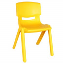 Krēsls LUCY-4 dzeltens 21-0101