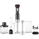 Gastroback rokas blenderis 40982, 180 W, 1.63 kg, 5 uzgaļi, 0.5 l smalcinātāja krūze, 0.7 l darba bļoda, bezvadu