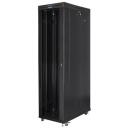 Lanberg seisva rack-kapp 19 tolli 47U FF01-8247-12BL, 800mm, 1200mm, 1200kg, 8 ventilaatori pesa, LCD termostaat, IP20