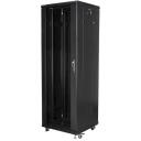 Lanberg Vaba seisuga rack FF01-6637-12B, 600mm, 37U, 800kg, IP20, 2 ventilaatorit 230V, must