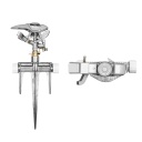 Impulsu laistītājs ar trīskāju, WHITE LINE, WL-Z32, metāla konstrukcija, 555m&sup2; apsegs, 26,6m laistī&scaron;anas diametrs