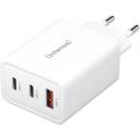 Intenso maitinimo adapteris 7806512, 100-240 V, 20 V, 3 A, 2xUSB-C, 1xUSB-A, greitas įkrovimas, baltas