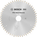 Ripzāģa disks 190x30mm Multi material, Rokas ripzāģiem PRO MULTI MATERIAL RIPZĀĢA ASMENS, 2608640509, BOSCH