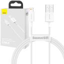 Baseus Superior Series Kaabel USB to Lightning CALYS-A02, 1m, 2.4A, 480MB/s, ABS+TPE, valge
