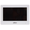 Dahua VTH5422HW-W IP Wi-Fi video intercom indoor monitor 7&Prime; TFT capacitive touch 1024&times;600 Wi-Fi two-way audio H.265/H.264 video decode SD support 6 alarm inputs/1 output White