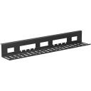 Sbox Kabeļu organizators CC-1113, 800x140x100mm, 5kg, tērauds, melns, stiprinājums ar skrūvēm