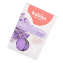 Tējas sveces Bolsius 37941577 Ø4x1.5cm 4h 6 gab. lavanda