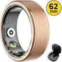 Manta Smartrings SR01GD-62, 62mm, zelta, IP68, sirdsdarbības ātrums, skābekļa līmenis, stresa līmenis, soļu skaitītājs