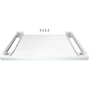 Bosch Stacking kit with pull-out shelf WTZ27500, 4.5kg, 57.4cm, 59.5cm, 4.2cm, valge, sobib kuivati, pesumasin
