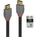 Lindy HDMI kabelis 2m 36953, 2 m, 48 Gbit/s, 30 AWG, 24K auksiniai kontaktai, 4:2:0 12bit, juodas, PVC, 3D, ARC