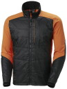 Kensington insulated jacket, black/orange, M, Helly Hansen, 73233_992-M, 100% polyamide - 55 g/m&sup2;, 80% polyamide, 20% elastane - 255 g/m&sup2;, 100% recycled polyester - 40 g/m&sup2;