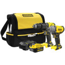 Akumuliatorinių įrankių rinkinys V20 SFMCK217M1S (SFMCD715 + SFMCF920), 1x4Ah, SFMCK217M1S-QW STANLEY