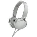 Sony Laidinės ausinės MDRXB50APW.CE7, 180g, 102dB, 24&Omega;, 1.2m, 3.5mm, su mikrofonu, 30mm, 5-22000Hz, pasyvus triuk&scaron;mo slopinimas