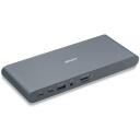 Lindy dokas 43349, 1 HDMI, 1 RJ45, 3 USB-C, 3 USB 3.2, 1 Audio-Out, 2 DisplayPort, 100W PD