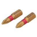 Draumet Osa 1/4 25mm 8989082, PZ1, 2tk, S2 teras, tin, 60HRC