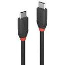 Lindy Kabeļi USB 3.2 C-C 36906 1m, 20Gbps, melns, PVC korpuss, niķeļa savienotāji, trīskār&scaron;i aizsargāts