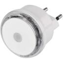 Emos LED Naktinė Lempa P3306, 230 V~, 0,5 W, 2 lm, &scaron;altai balta &scaron;viesa, foto jutiklis, automatinis įjungimas/i&scaron;jungimas