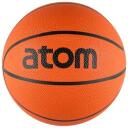 Atom Basketbola bumba 2719539, 7. izmērs, 23 cm, 580 g, gumija, oranža, piemērota bērniem no 3 gadu vecuma