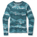 Termo krekls SW WS Classic Thermal Merino Base Layer Crew, izmērs: L, Twilight Blue Mountain Scape, 0196572864833 SMARTWOOL